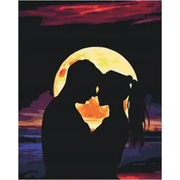 Obraz DIAMANTOVÁ MOZAIKA ZAMILOVANÝ PÁR 30X40