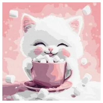 Set školních potřeb Malowania po numerach -Kakao dla kota 2 Kids 30x30