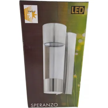 Venkovní osvětlení Zahradní nástěnné svítidlo Eglo stříbrné integrovaný LED zdroj 3,7 W