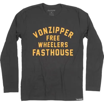 Fasthouse VonZipper Barley LS Tee Black Velikost: S 1539-0008
