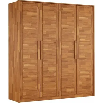 Šatní skříň Dubová šatní skříň Timo 4D