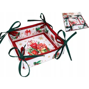 chlebník KOŠÍK NA PEČIVO CHLÉB VÁNOČNÍ MALÝ CARMANI