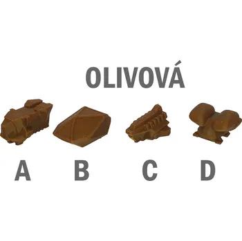 Příslušenství k deskovým hrám MitroCZECH Bitevní lodě do hry Duna: Impérium Barva: Olivová, Design lodi: Loď B