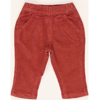 Sanetta Pure Manšestrové Kalhoty pro miminko, červená, 68