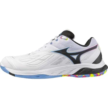 Pánská sálová obuv MIZUNO WAVE FANG 2(U) / White/Pink Tetra/All Abroad / 42.0/8.0