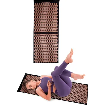 Masážní přístroj Insportline Akupresurní podložka AKU-1000 125 x 50 cm (Barva: černá-mocha mousse)