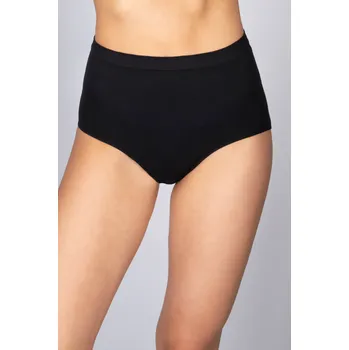 Dámské oblečení Kalhotky s vysokým pasem bezešvé Culotte maxxi Intimidea Barva: Černá, Velikost: L/XL