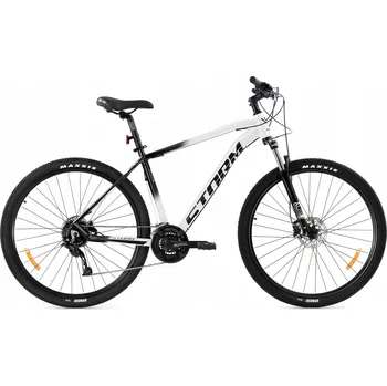 Horské kolo Horské kolo MTB Storm Shark 29 5.0 Pánské, rám 21 palců, kola 29", bílé