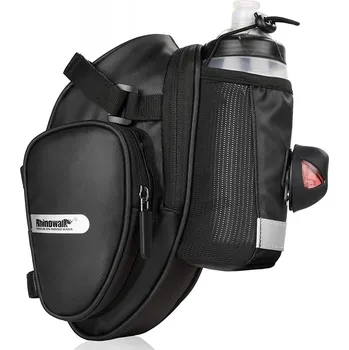 Horské kolo Cyklistická vodotěsná brašna pod sedlo - Černá