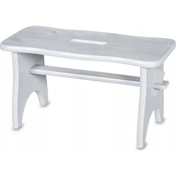 Stolička Dřevěná stolička 38x18x21 cm Šedá