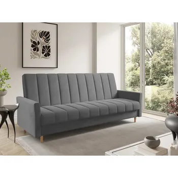 Pohovka Rozkládací pohovka Sarria - šedá Barva nožiček: Buk přírodní