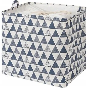 Koš na prádlo Ecarla 96 l, modrý