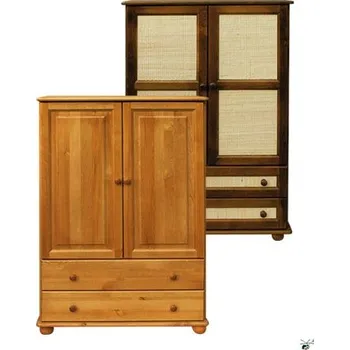 Komoda Prádelník 67 - masiv borovice Odstín: Dub