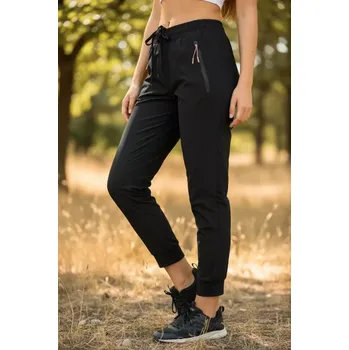 Dámské kalhoty Dámské letní sport kalhoty černé