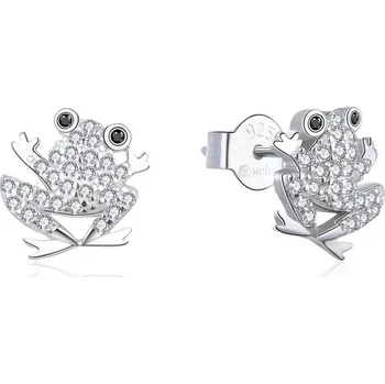 Náušnice MOISS stříbrné náušnice ŽÁBA