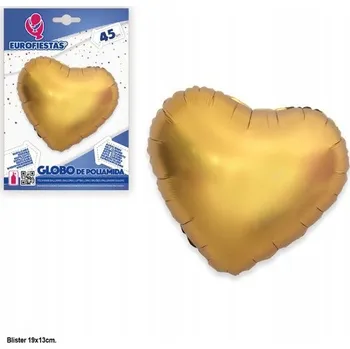 Balónek Zlatý balónek ve tvaru srdce, 45 cm (18 palců)