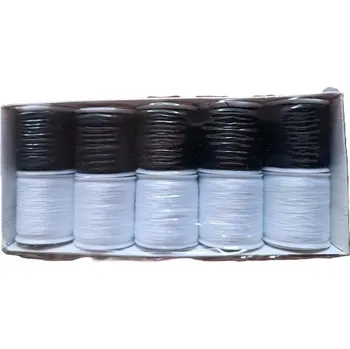 Nit crelando Sada šicích nití, černá/bílá,10dílná