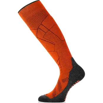 Pánské ponožky Ponožky lyžařské Lasting merino FWU Velikost: M oranžová