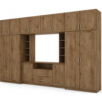 Obývací stěna Nábytek do obývacího pokoje eMeblast dub lefkas