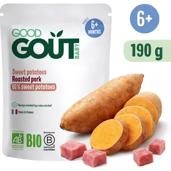Good Gout BIO Batáty s vepřovým masem (190 g)
