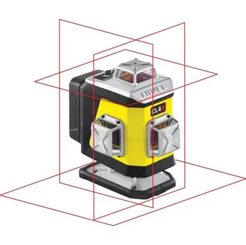 Měřící laser NIVEL SYSTEM | Křížový laser (červený) CL4R – 4 roviny 360° pro přesné vyrovnání