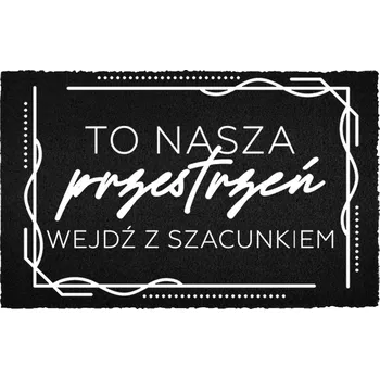 Rohožka KOKOSOVÁ VSTUPNÍ ROHOŽKA ČERNÁ DO DOMU | DÁREK NAŠE PROSTOR