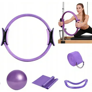 FIALOVÝ KRUH NA PILATES A JÓGU - POMŮCKA PRO CVIČENÍ A PROTAHOVÁNÍ