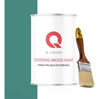 barva a nátěr na dřevo KRYCÍ BARVA NA RENOVACI DŘEVĚNÝCH DVEŘÍ RAL 6033 TYRKYSOVĚ MÁTOVĚ LESKLÁ 1L