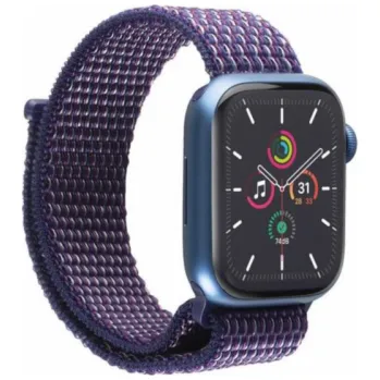 Příslušenství k chytrým hodinkám Aiino - Koa Band pro Apple Watch (1-10 Series) 42-49 mm - Night Blue