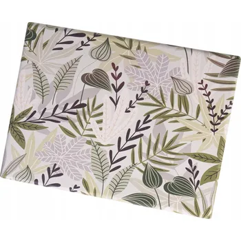 Úložný box Dřevěná bedýnka s víkem 30x20x13,5 cm /3150.01.UV.17 POTISK ZELENÉ LISTY