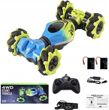 RC model auta Dálkově ovládané auto zelené 1:24, 3 kanály, dosah 80 m