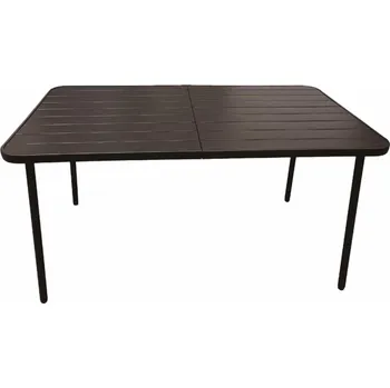 Zahradní stůl Zahradní obdélníkový stůl 140x80x72 cm, hnědý
