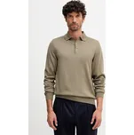 Vlněný svetr BOSS Bono-L