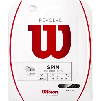 Struna na výplet tenisové rakety Tenisový výplet Wilson Revolve 16 Black