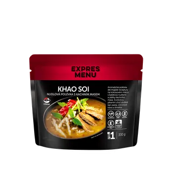 Hotové jídlo EXPRES MENU Khao Soi - nudlová polévka s kachním masem 330 g
