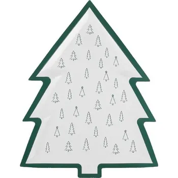 Talíř Ginger Ray Talíře papírové Stromeček 30 x 23 cm 8 ks