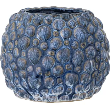 Obal na květináč Bloomingville Keramický obal na květiny Susannah Blue
