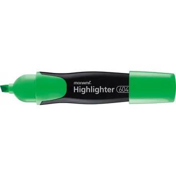 Zvýrazňovač ZVÝRAZŇOVAČ Kancelářský Školní Pelikan 604 Zelený Seříznutý Široký Velký 10 KS