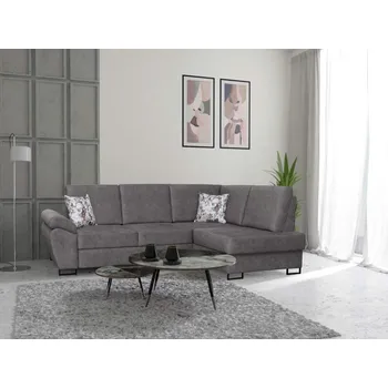 Sedací souprava Rozkládací sedací souprava do L - Milan - šedá Varianta: Pravá