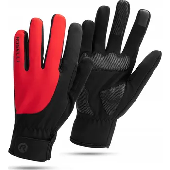 Cyklistické rukavice Cyklistické rukavice Rogelli Core, velikost XXL, červeno-černé