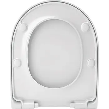 WC sedátko Poseidon Korsika / tlumené zavírání / bílá