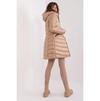 Trendy. ING Tmavě béžová zimní bunda Velikost: S