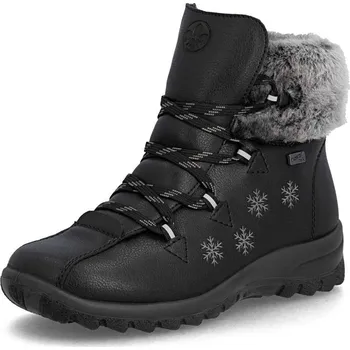 Dámské kozačky Dámská kotníková obuv RIEKER L7106-00 černá W5 39