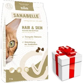 Krmivo pro kočku BOSCH Sanabelle Hair & Skin 8kg + překvapení pro kočku ZDARMA