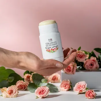 BIORYTHME Přírodní deodorant Růžová zahrada - MEGA balení 80 g