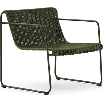 Zelené kovové zahradní křeslo Maurina – Kave Home ID_1832212