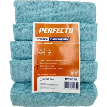 Utěrka Mikrovláknová Utěrka Perfecto (mikrovlákno) v balení po 5 kusech ks