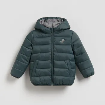 Reserved - Bunda s&nbsp;kapucí - tmavě zelená - 830HF-79X - 830HF-79X-80