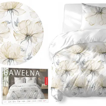 Povlečení Bavlněné Povlečení 5770 B bílé 4211 140x200 DETEXPOL