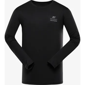 Pánské tričko ALPINE PRO Pánské Pánské rychleschnoucí triko Alpine Pro Lous Černá S (2551149)